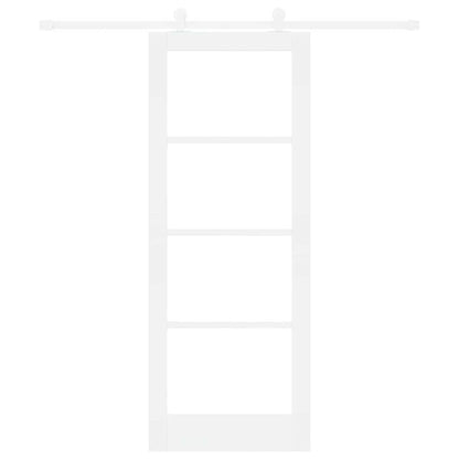 Sliding Door Manual ORKDAL White 78 x 202 cm Wood and metal