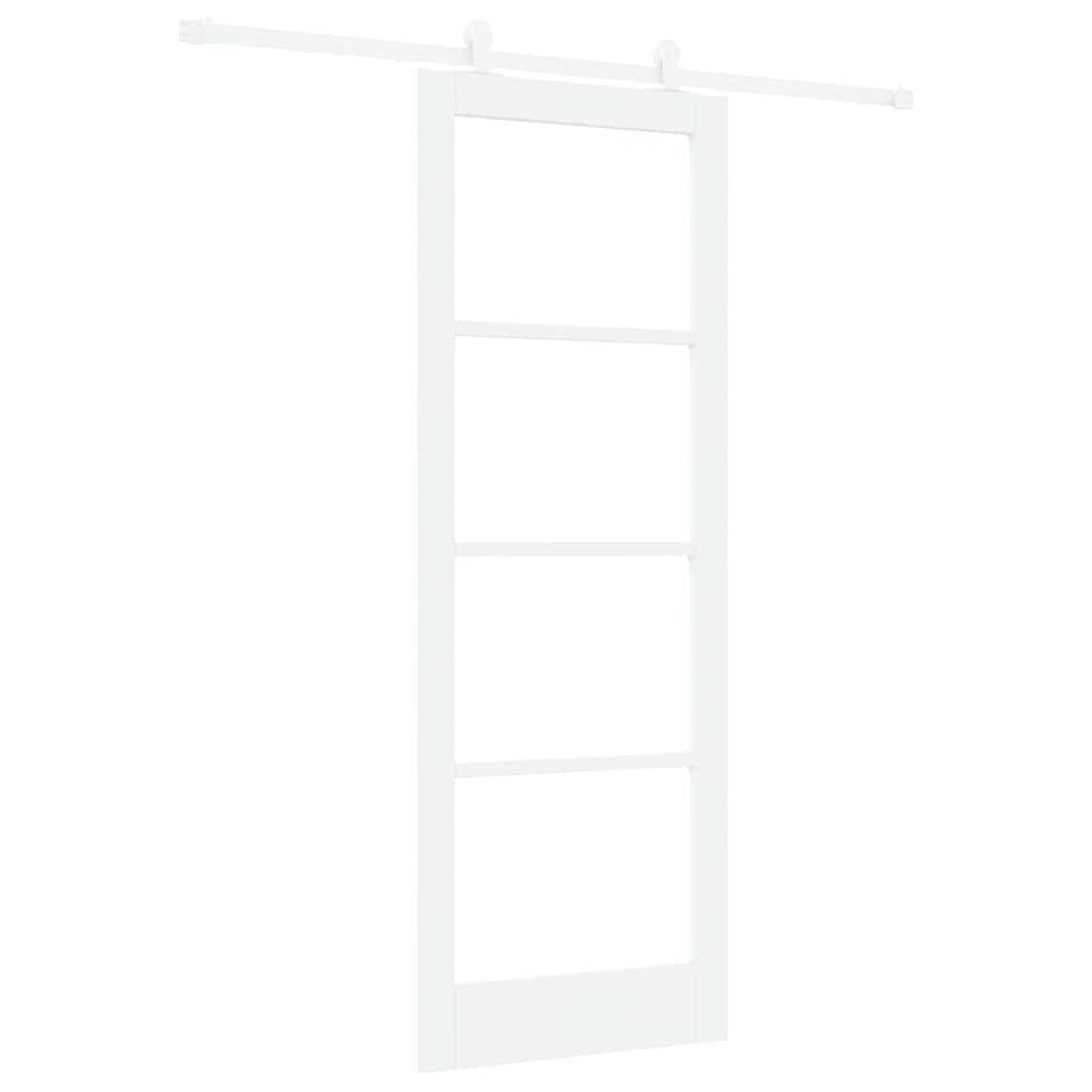 Sliding Door Manual ORKDAL White 78 x 211 cm Wood and metal