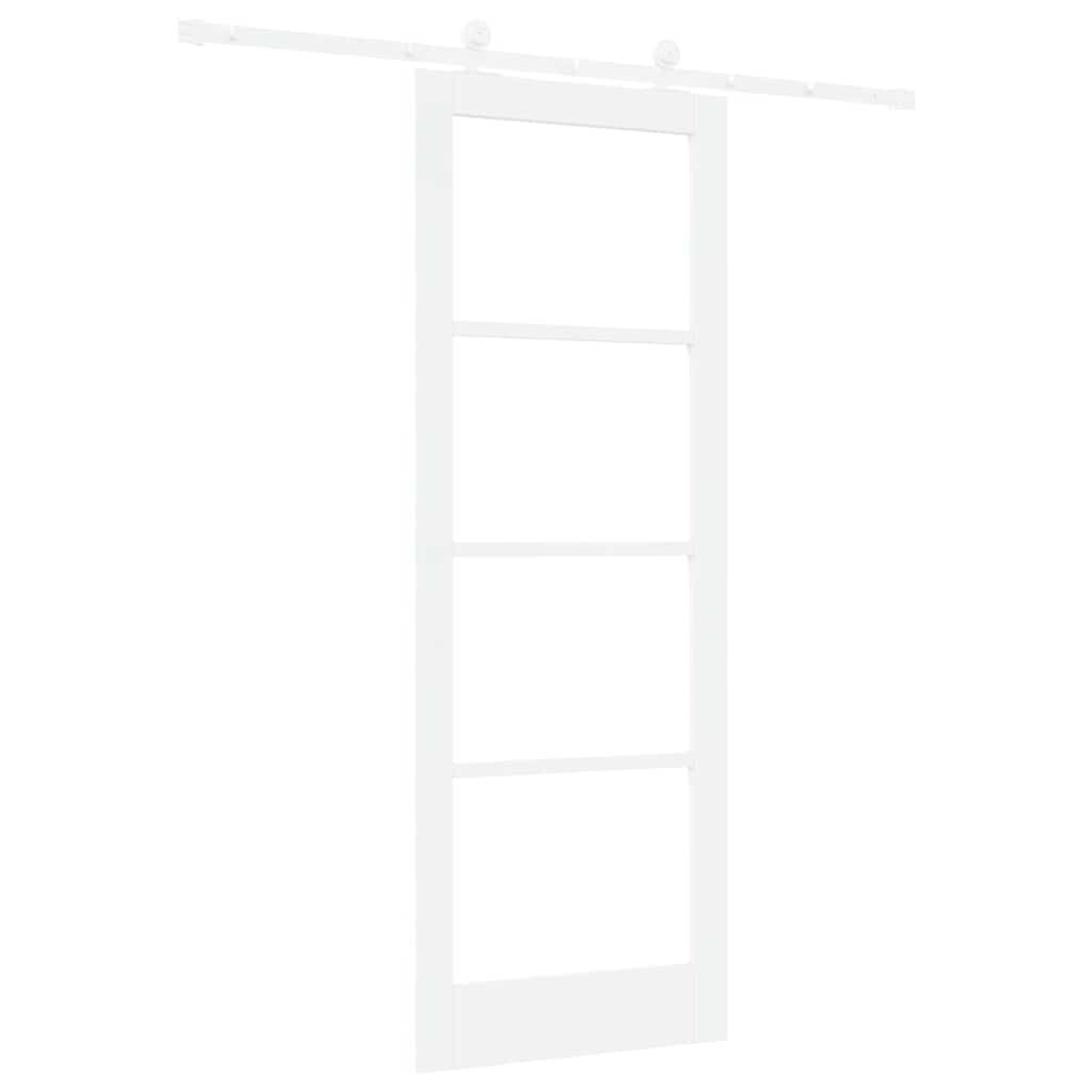 Sliding Door Manual ORKDAL White 78 x 211 cm Wood and metal