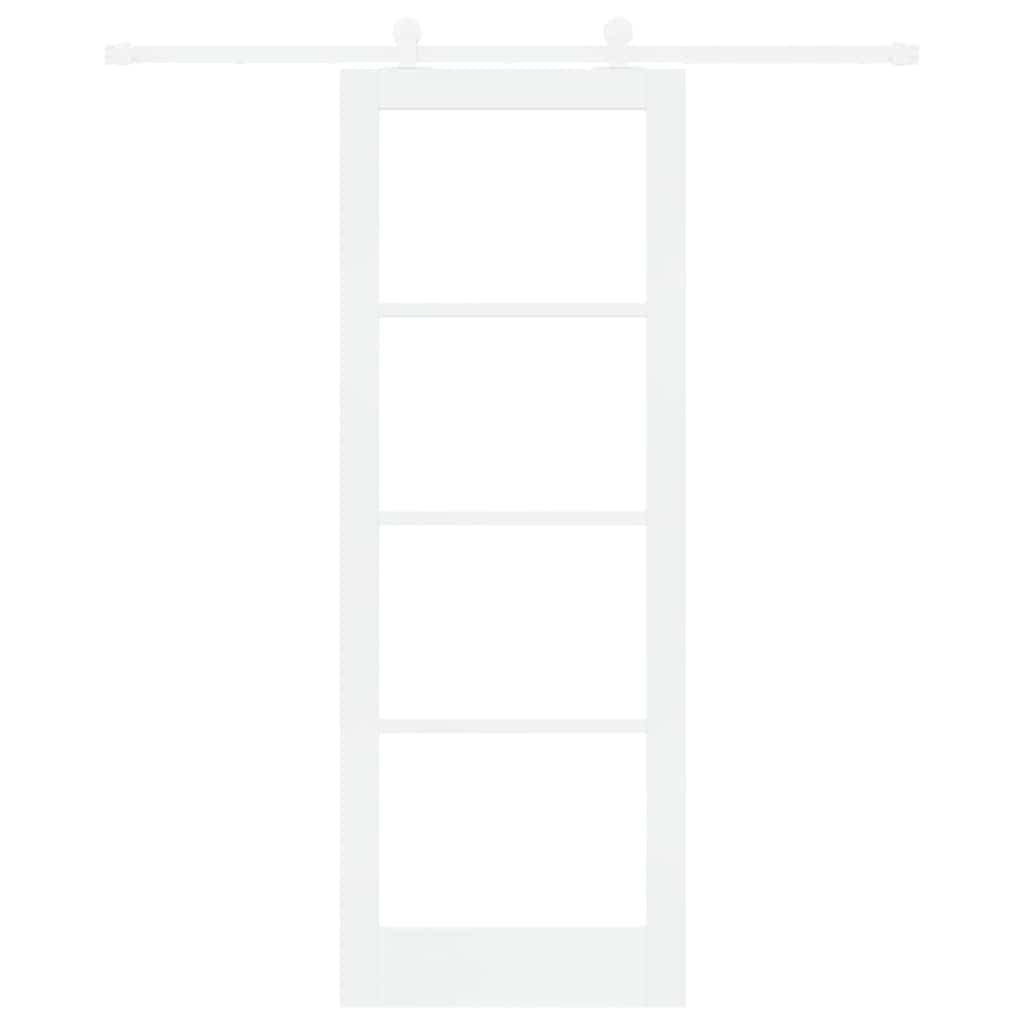 Sliding Door Manual ORKDAL White 78 x 211 cm Wood and metal