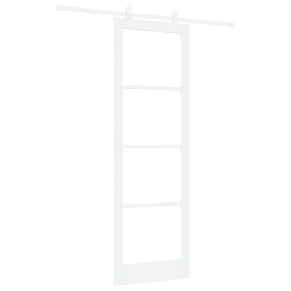 Sliding Door Manual ORKDAL White 78 x 232 cm Wood and metal
