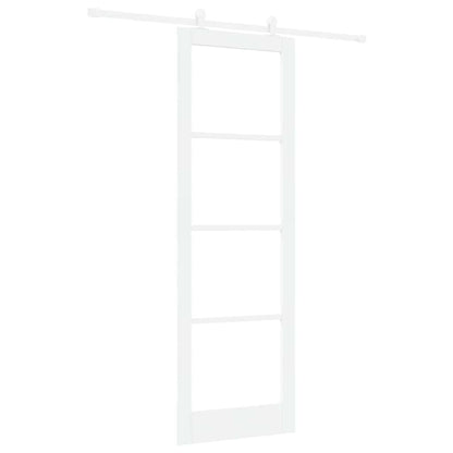Sliding Door Manual ORKDAL White 78 x 232 cm Wood and metal