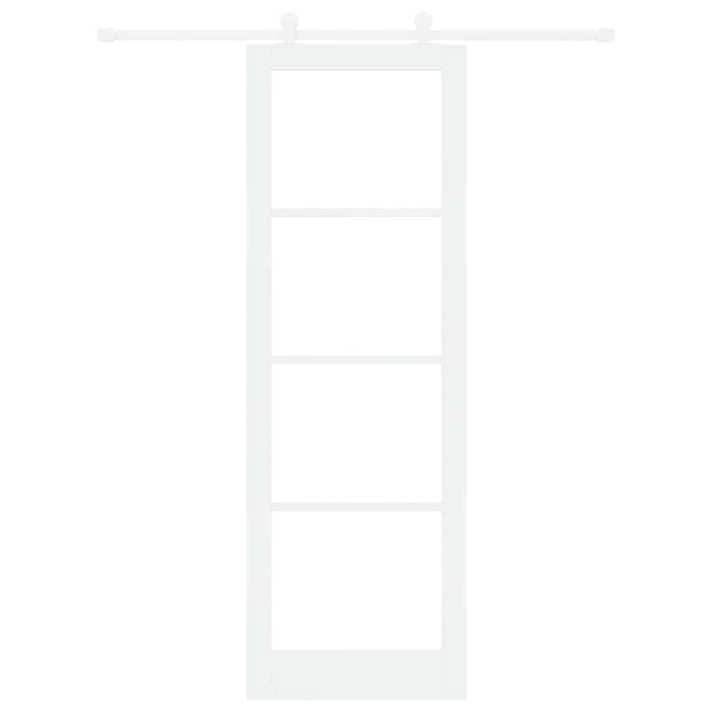 Sliding Door Manual ORKDAL White 78 x 232 cm Wood and metal