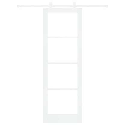 Sliding Door Manual ORKDAL White 78 x 232 cm Wood and metal