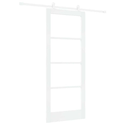 Sliding Door Manual ORKDAL White 83 x 202 cm Wood and metal