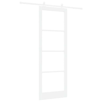 Sliding Door Manual ORKDAL White 83 x 232 cm Wood and metal