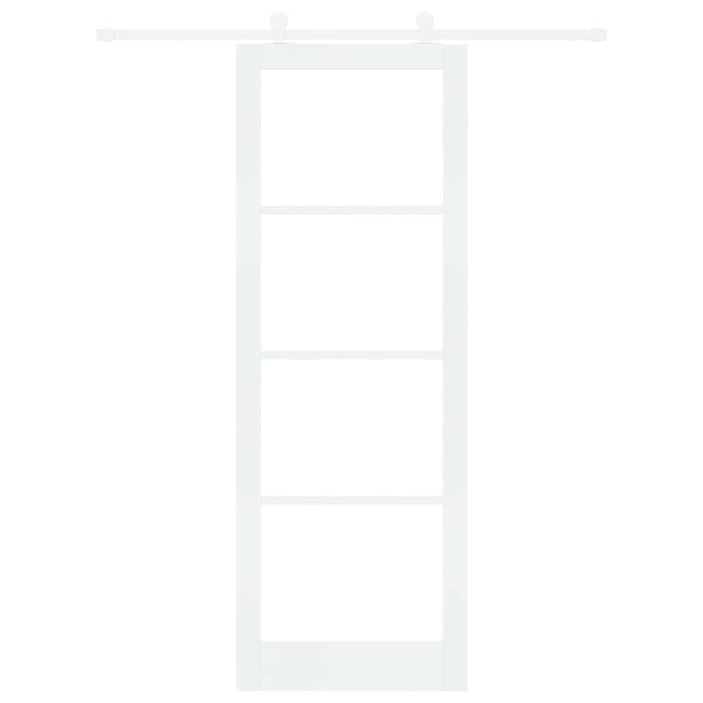 Sliding Door Manual ORKDAL White 83 x 232 cm Wood and metal