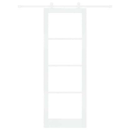 Sliding Door Manual ORKDAL White 83 x 232 cm Wood and metal