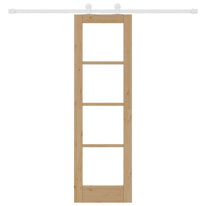 Sliding Door Manual ORKDAL Brown 61 x 198.5 cm Wood and metal