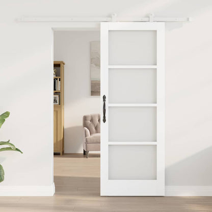 Sliding Door Manual ORKDAL White 73.5 x 198.5 cm Wood and metal
