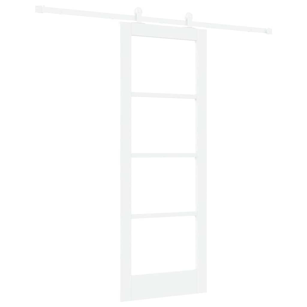 Sliding Door Manual ORKDAL White 73.5 x 198.5 cm Wood and metal