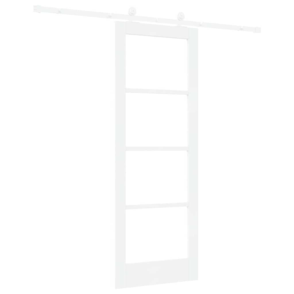 Sliding Door Manual ORKDAL White 73.5 x 198.5 cm Wood and metal