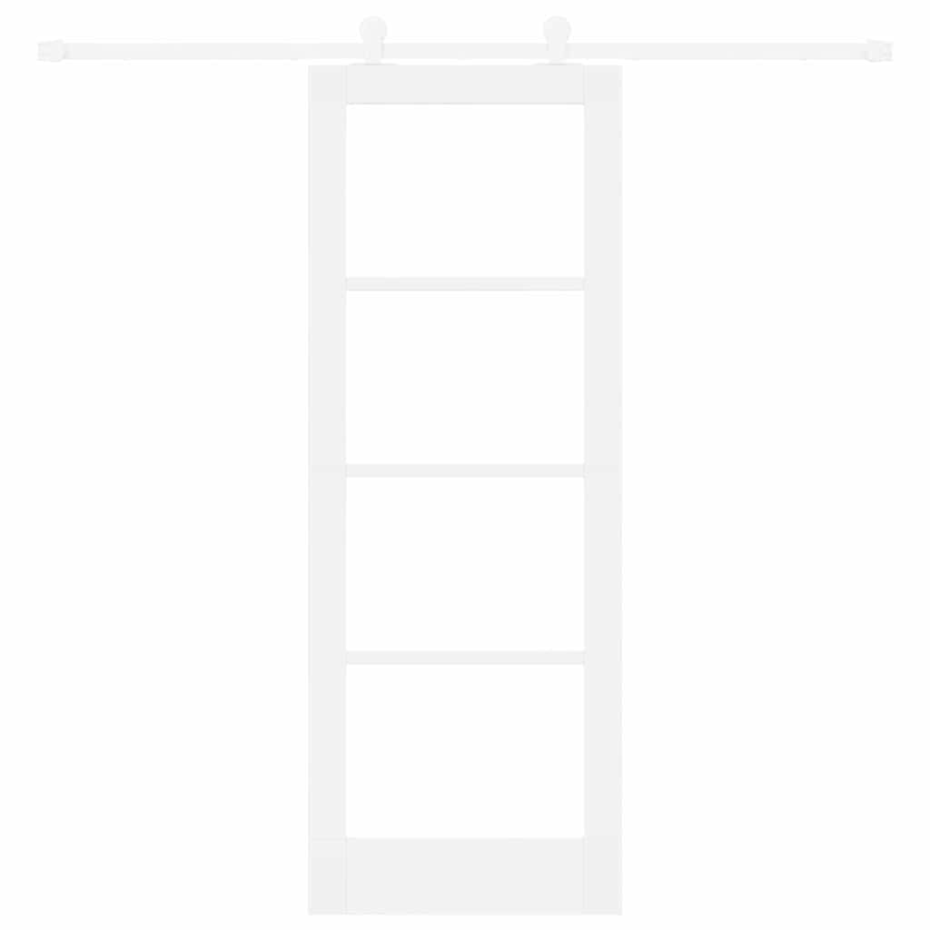 Sliding Door Manual ORKDAL White 73.5 x 198.5 cm Wood and metal