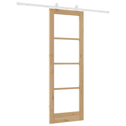 Sliding Door Manual ORKDAL Brown 73.5 x 211 cm Wood and metal