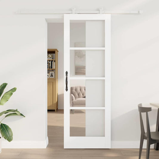 Sliding Door Manual ORKDAL White 73.5 x 211 cm Wood and metal