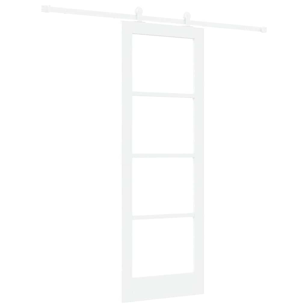 Sliding Door Manual ORKDAL White 73.5 x 211 cm Wood and metal