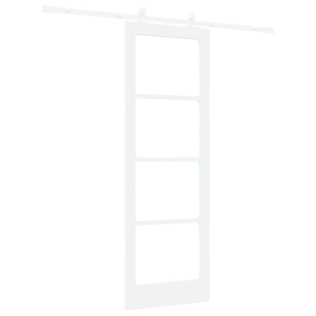 Sliding Door Manual ORKDAL White 73.5 x 211 cm Wood and metal