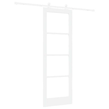 Sliding Door Manual ORKDAL White 73.5 x 211 cm Wood and metal