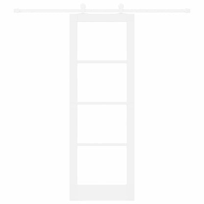 Sliding Door Manual ORKDAL White 73.5 x 211 cm Wood and metal