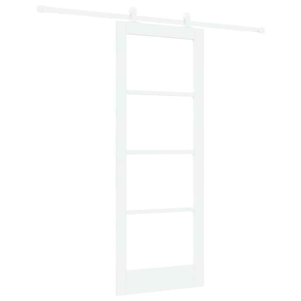 Sliding Door Manual ORKDAL White 78 x 202 cm Wood and metal