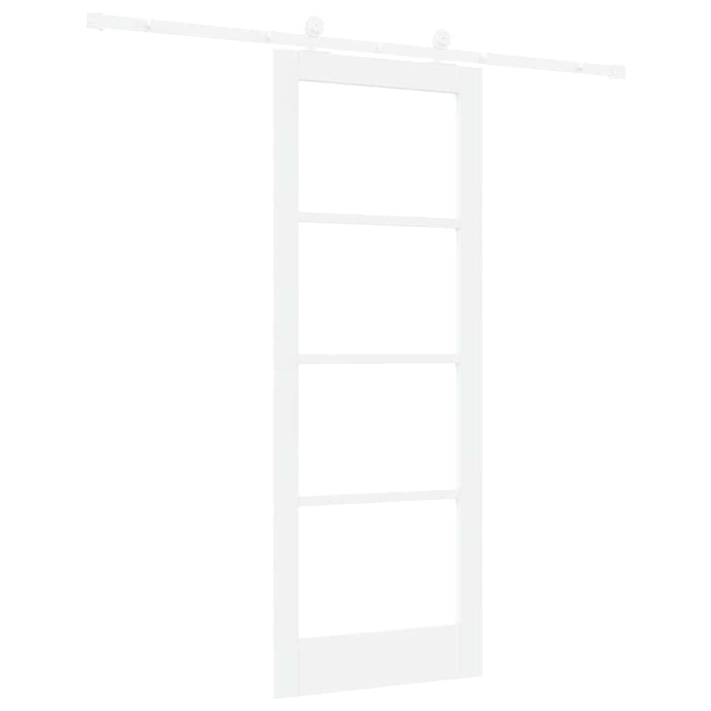Sliding Door Manual ORKDAL White 78 x 202 cm Wood and metal