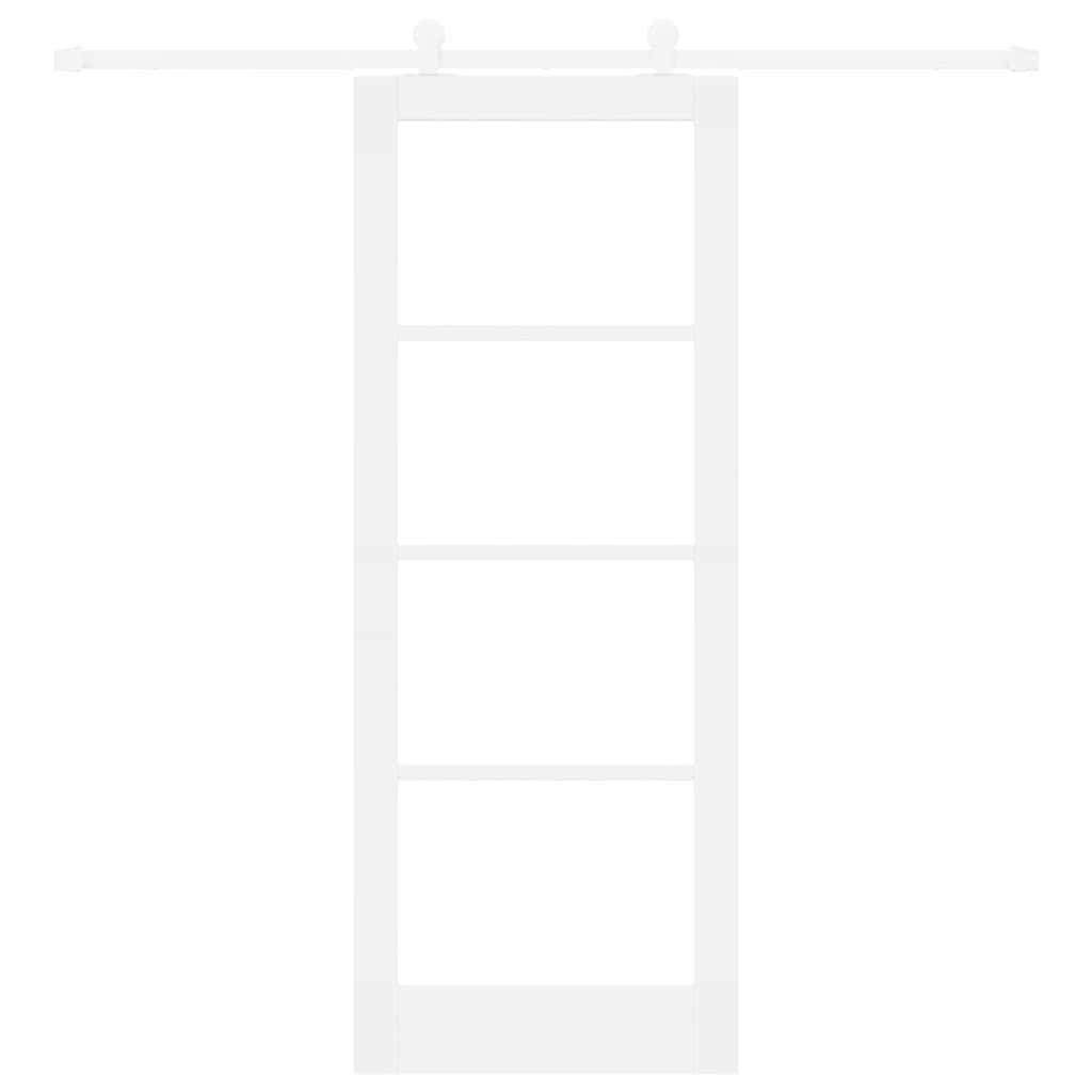 Sliding Door Manual ORKDAL White 78 x 202 cm Wood and metal