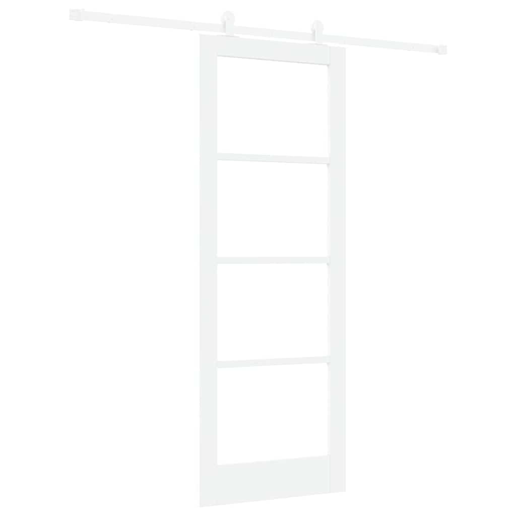 Sliding Door Manual ORKDAL White 78 x 211 cm Wood and metal
