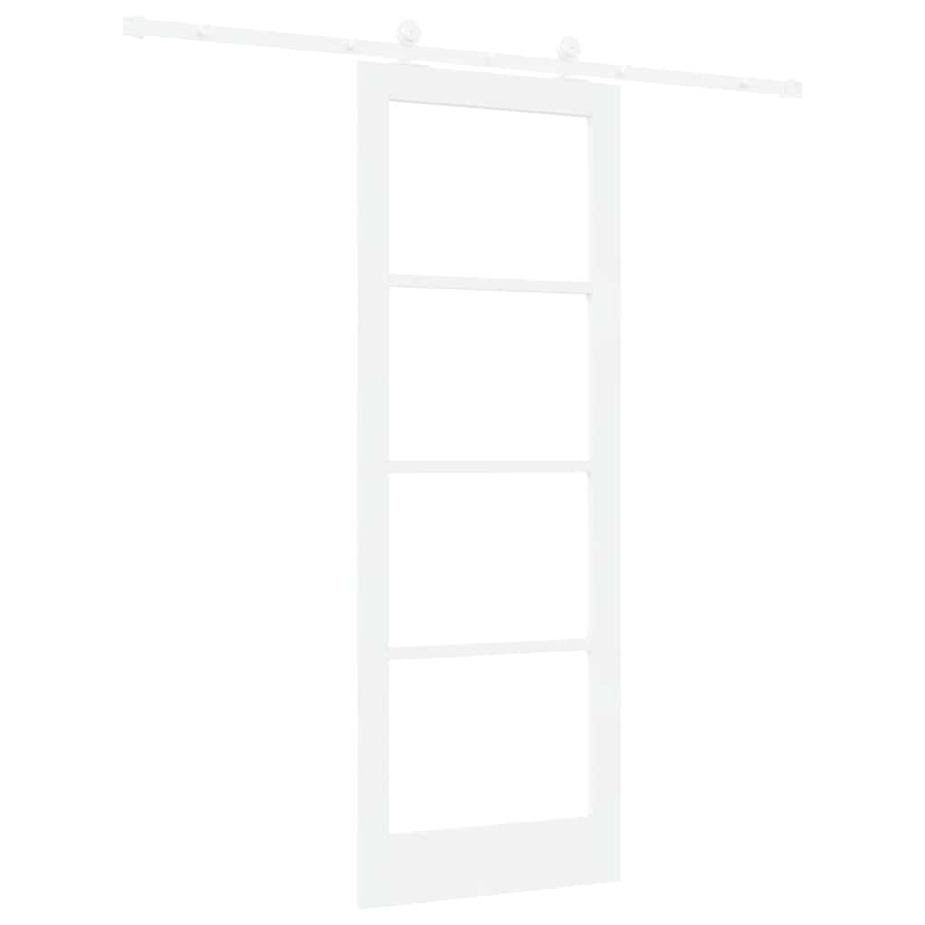 Sliding Door Manual ORKDAL White 78 x 211 cm Wood and metal