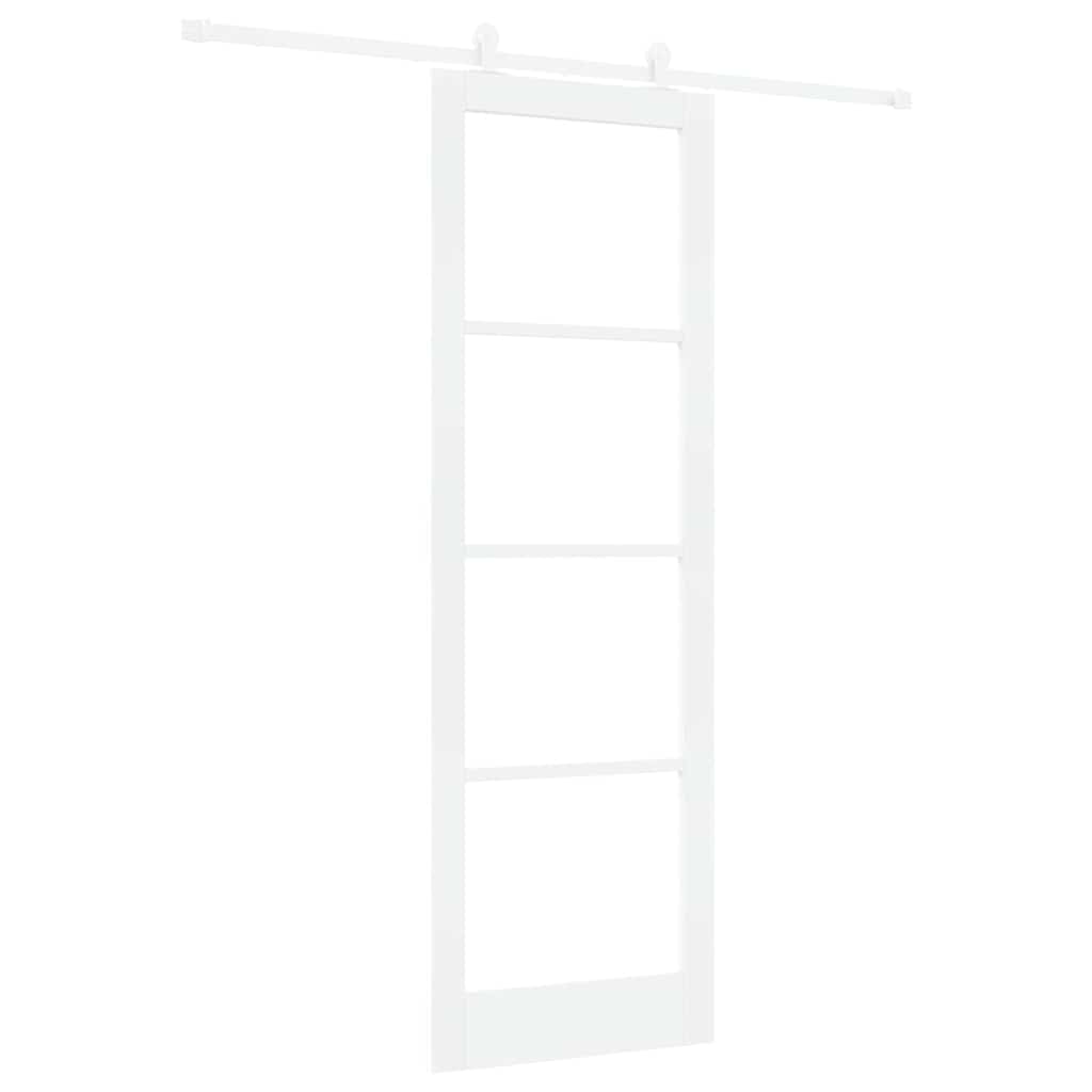 Sliding Door Manual ORKDAL White 78 x 232 cm Wood and metal