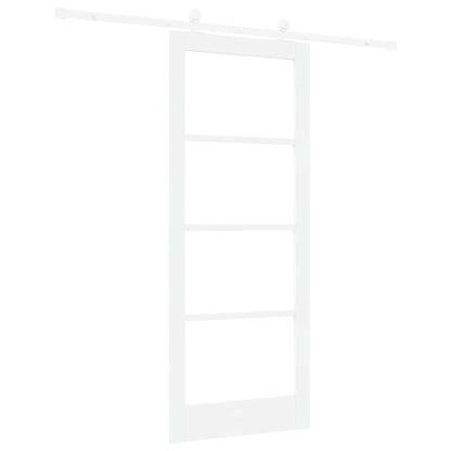 Sliding Door Manual ORKDAL White 83 x 202 cm Wood and metal