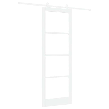 Sliding Door Manual ORKDAL White 83 x 232 cm Wood and metal