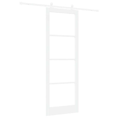 Sliding Door Manual ORKDAL White 83 x 232 cm Wood and metal