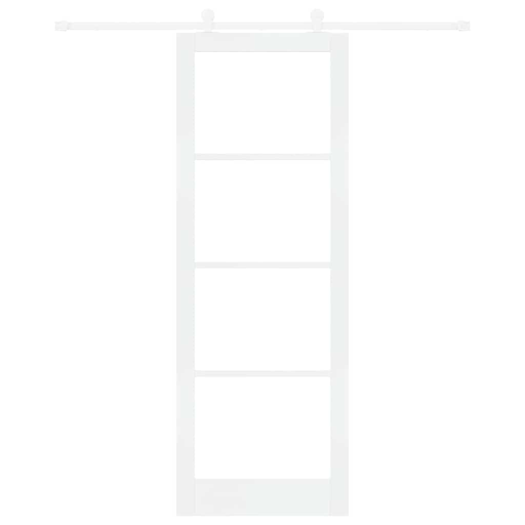 Sliding Door Manual ORKDAL White 83 x 232 cm Wood and metal