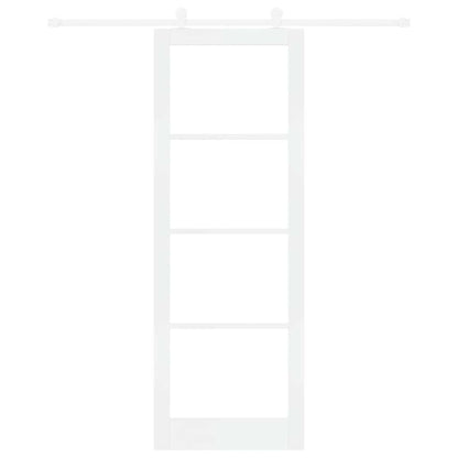 Sliding Door Manual ORKDAL White 83 x 232 cm Wood and metal