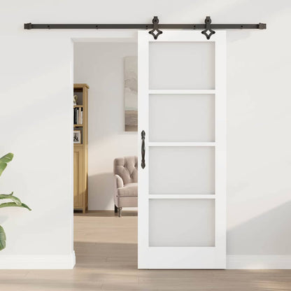 Sliding Door Manual ORKDAL White 73.5 x 198.5 cm Wood and metal