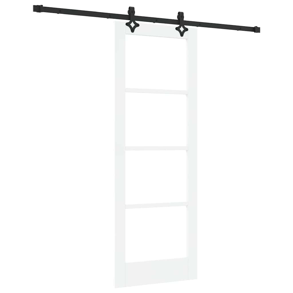 Sliding Door Manual ORKDAL White 73.5 x 198.5 cm Wood and metal