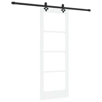 Sliding Door Manual ORKDAL White 73.5 x 198.5 cm Wood and metal