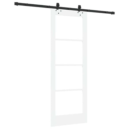 Sliding Door Manual ORKDAL White 73.5 x 198.5 cm Wood and metal