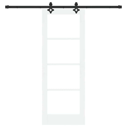 Sliding Door Manual ORKDAL White 73.5 x 198.5 cm Wood and metal