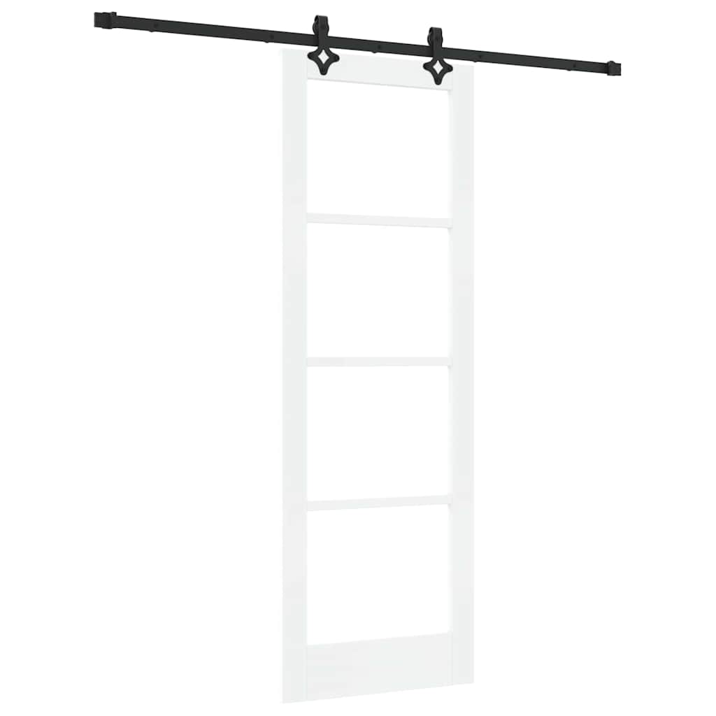 Sliding Door Manual ORKDAL White 73.5 x 211 cm Wood and metal