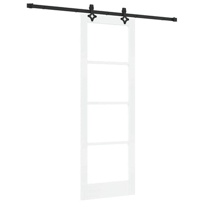 Sliding Door Manual ORKDAL White 73.5 x 211 cm Wood and metal