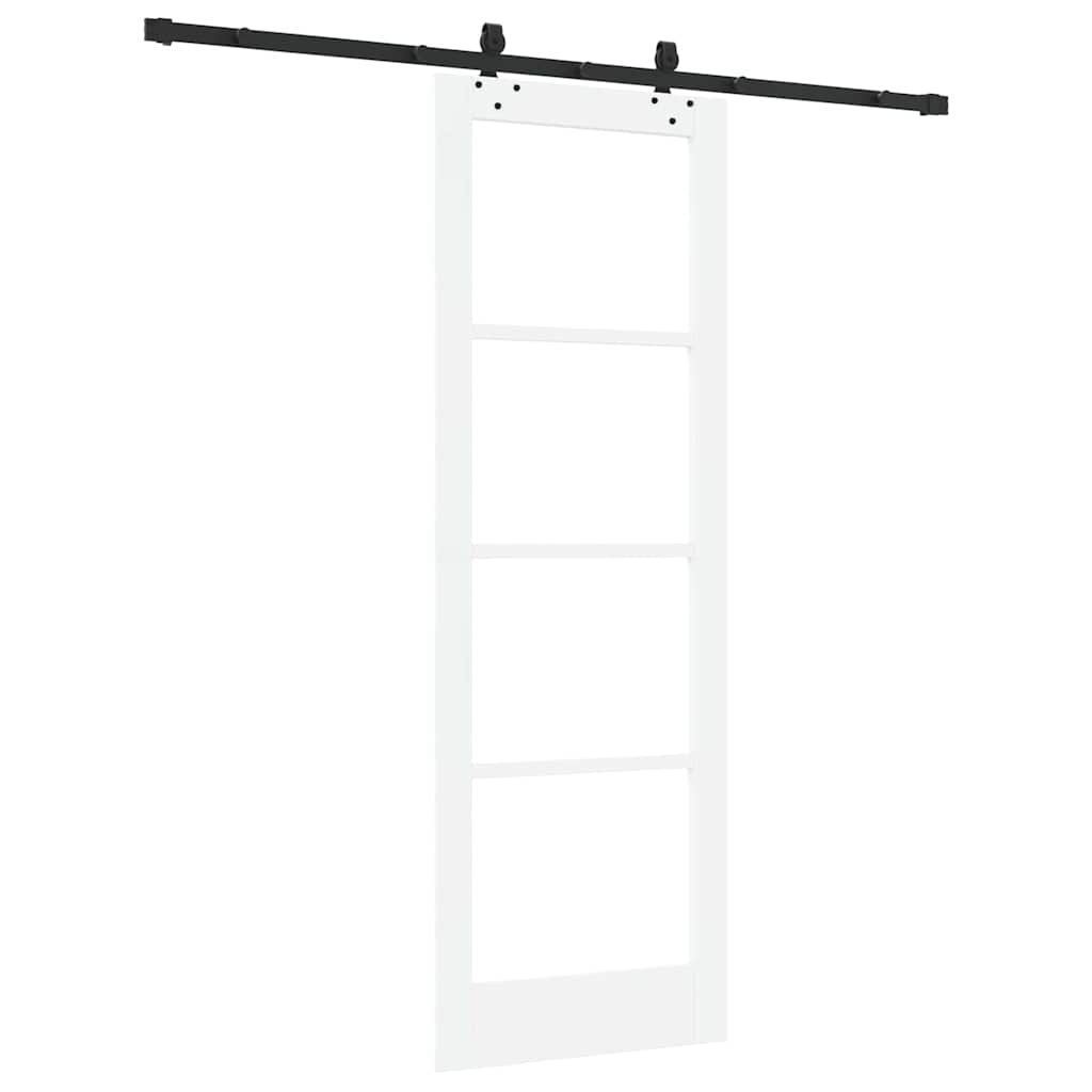 Sliding Door Manual ORKDAL White 73.5 x 211 cm Wood and metal