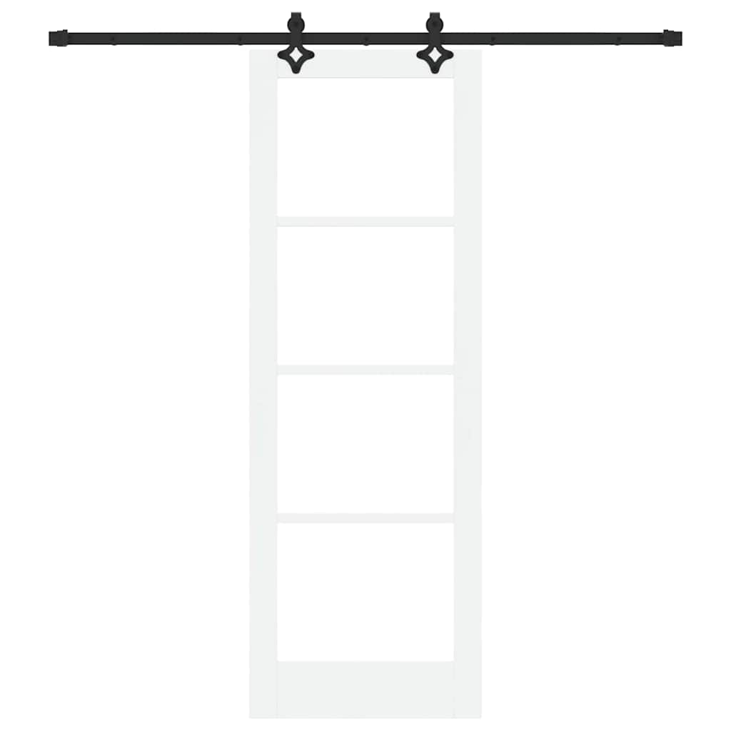 Sliding Door Manual ORKDAL White 73.5 x 211 cm Wood and metal