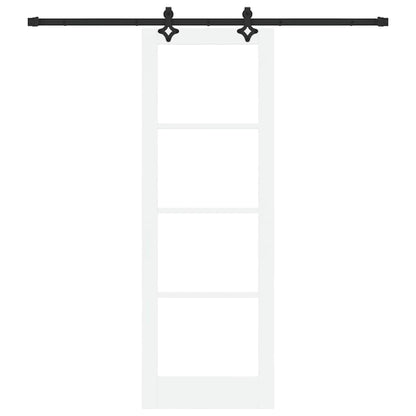 Sliding Door Manual ORKDAL White 73.5 x 211 cm Wood and metal