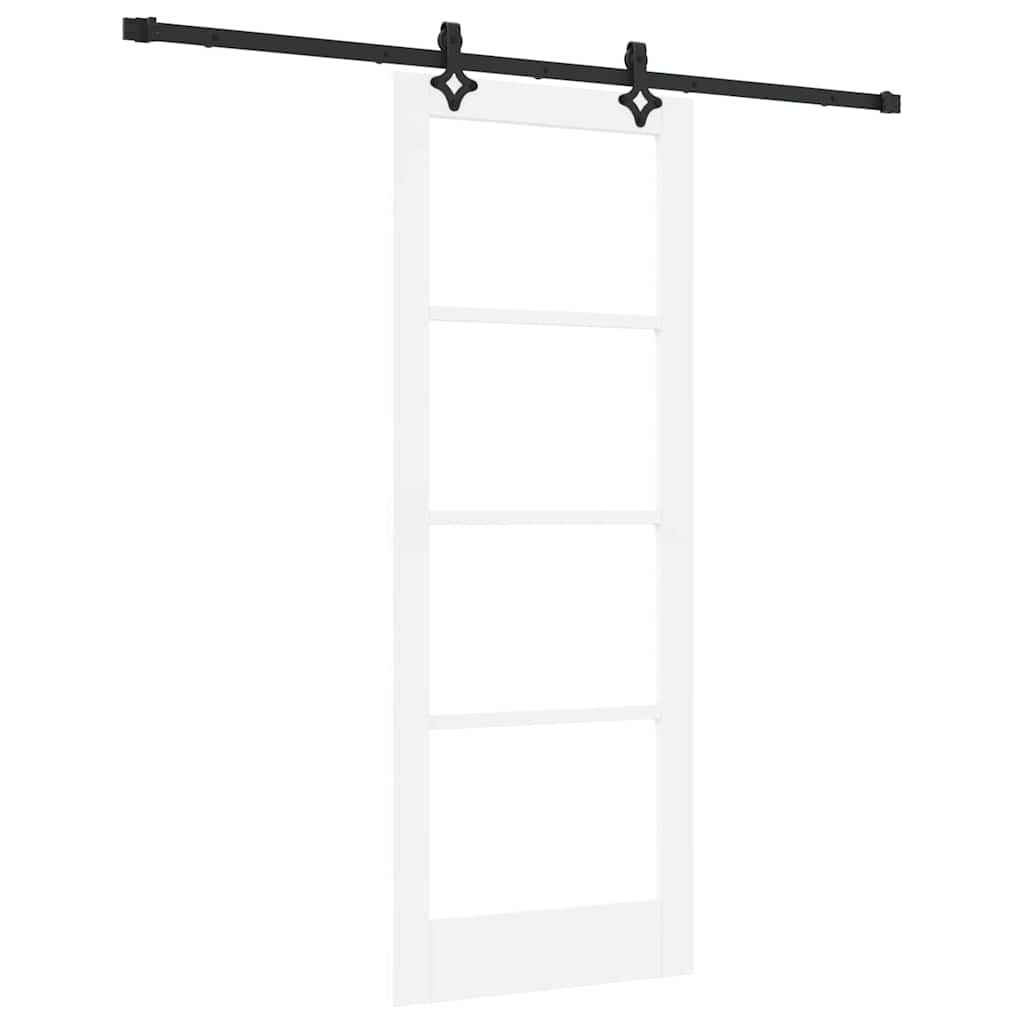 Sliding Door Manual ORKDAL White 78 x 202 cm Wood and metal