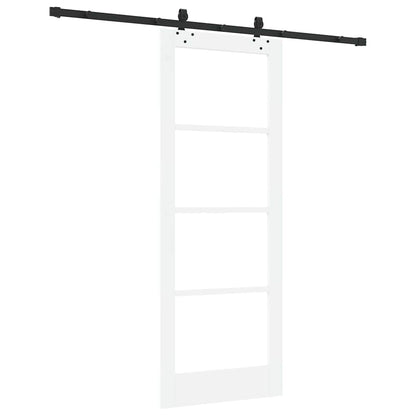 Sliding Door Manual ORKDAL White 78 x 202 cm Wood and metal