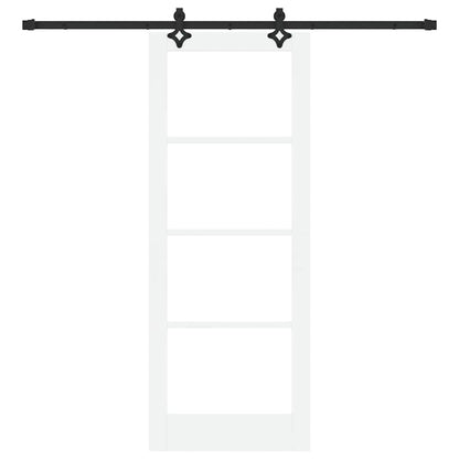 Sliding Door Manual ORKDAL White 78 x 202 cm Wood and metal