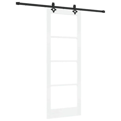 Sliding Door Manual ORKDAL White 78 x 211 cm Wood and metal