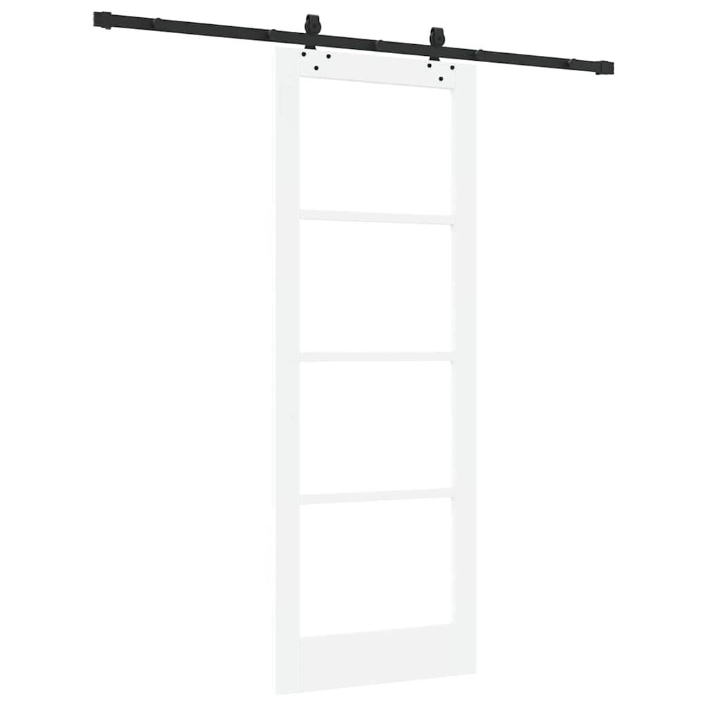 Sliding Door Manual ORKDAL White 78 x 211 cm Wood and metal