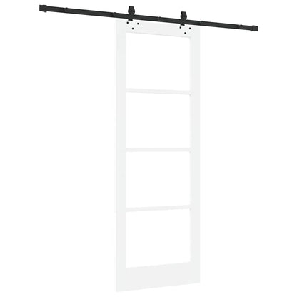 Sliding Door Manual ORKDAL White 78 x 211 cm Wood and metal